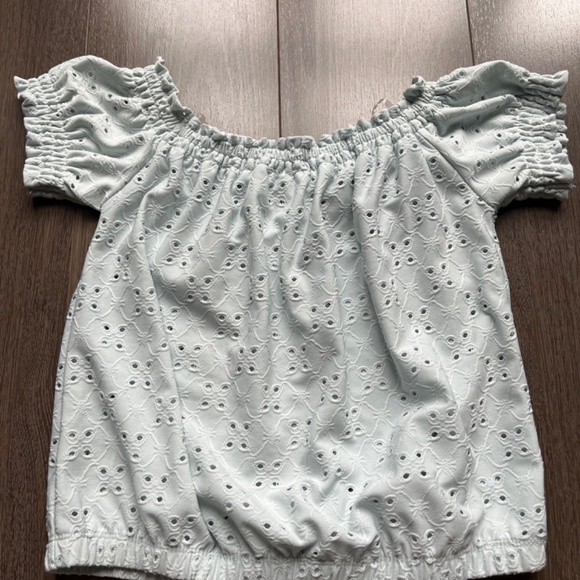 Ardene Light Blue Off the Shoulder Top - Picture 3 of 3